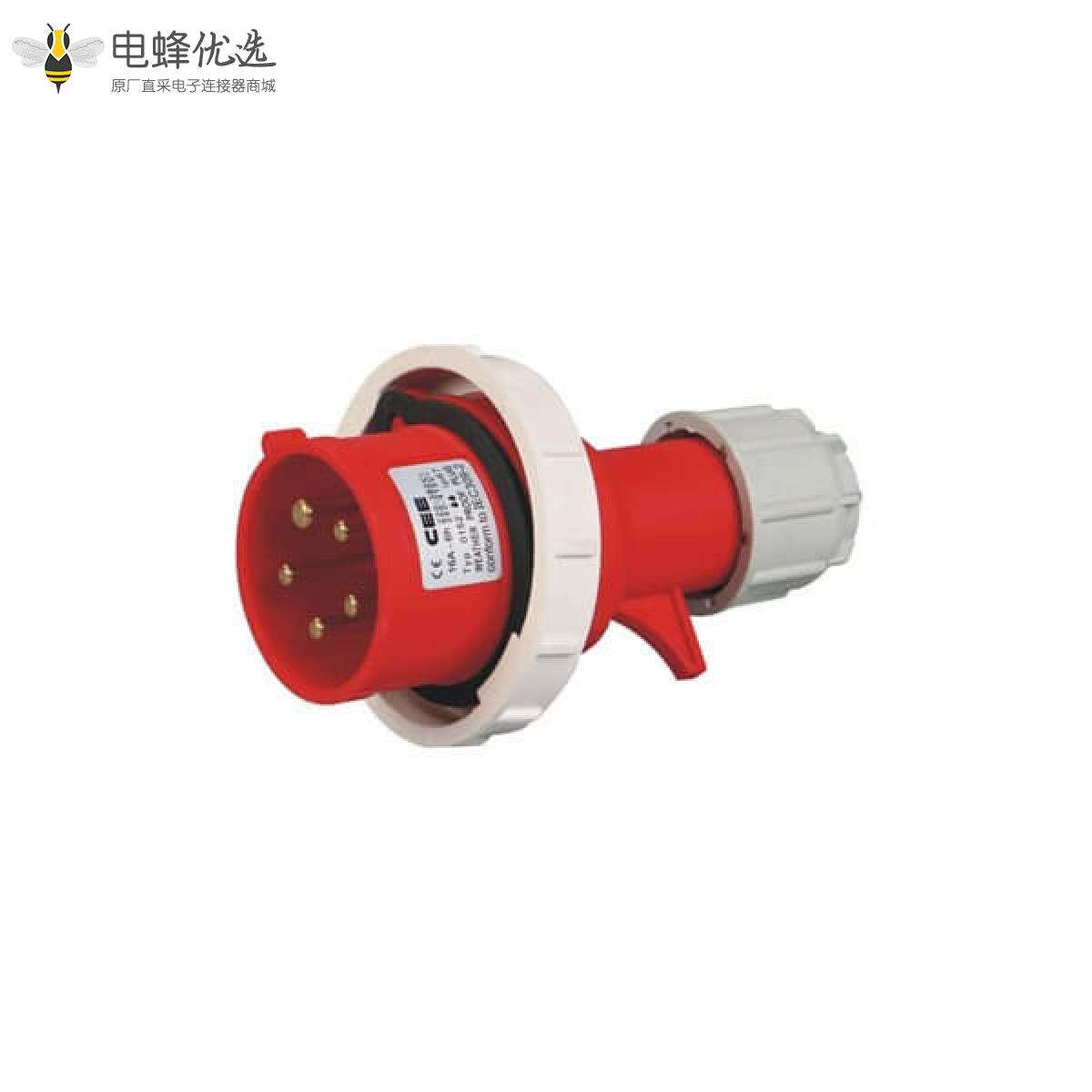 工業插頭16A5芯防水IP67耦合器插頭